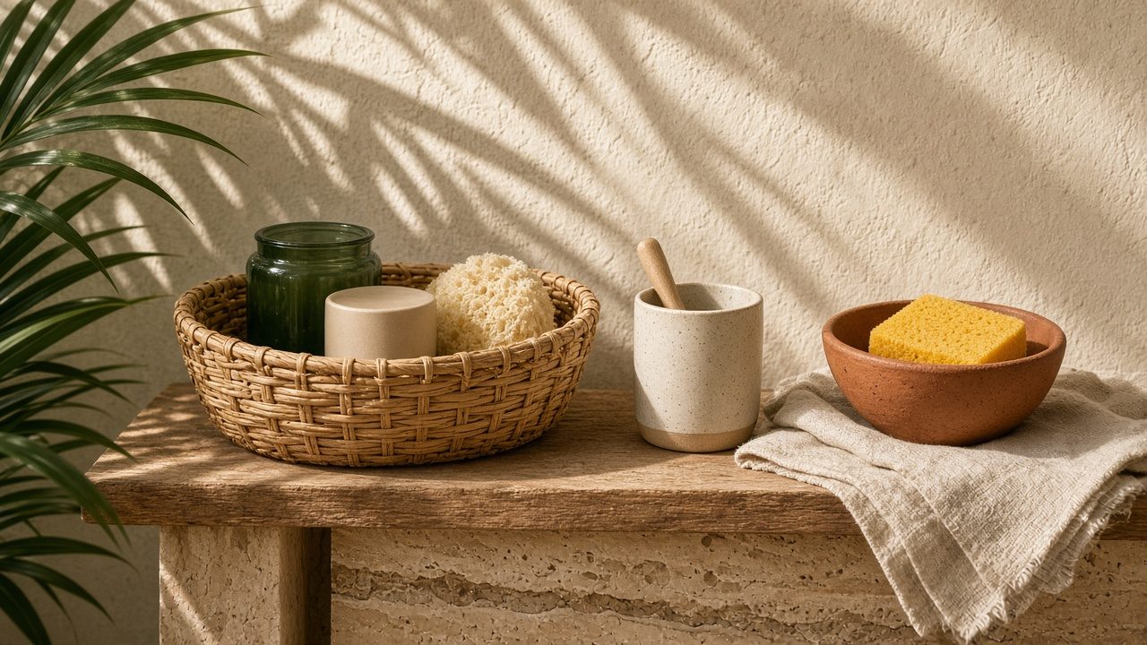 Auto-ship essentials on a nightstand tray